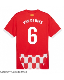 Girona Donny van de Beek #6 Tricou Fotbal Replică 2024-25 Barbati Acasa